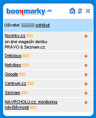 Bookmarky - nové okno